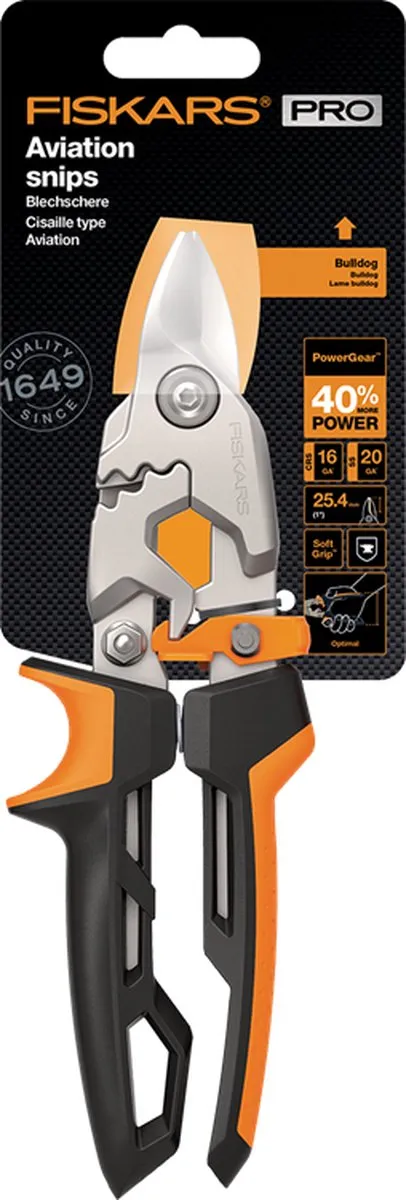 Fiskars Betonschaar 1027212 - 25.4mm - Zwart Oranje