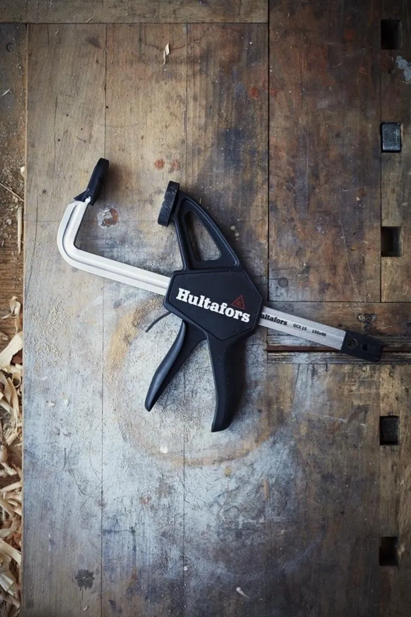 Hultafors QCX 15 Eenhandslijmklem - 15cm - 120kg - Wit
