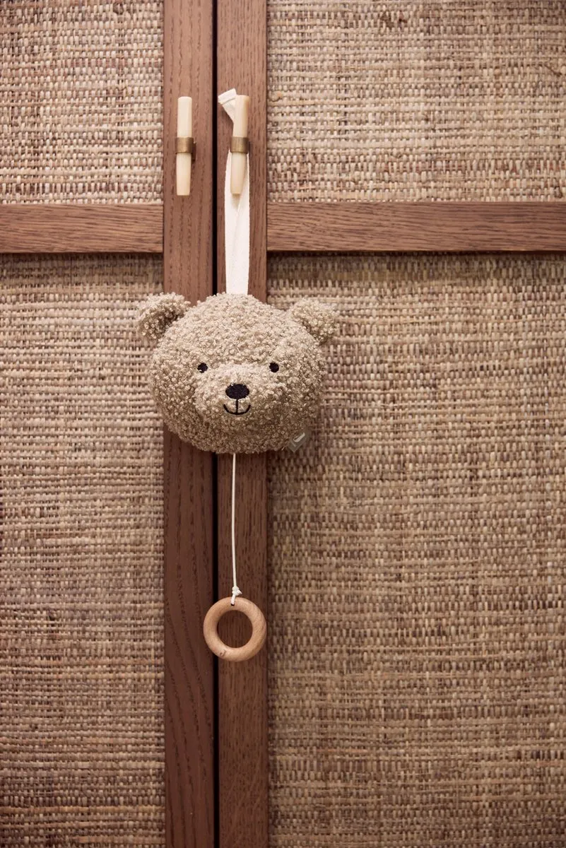 Jollein Baby Muziekhanger Teddy Bear - Olive Green