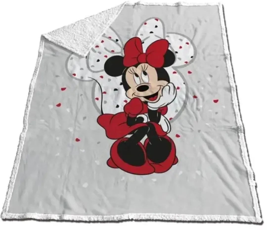 Disney Minnie Mouse Fleecedeken 100x130cm - Multi Colour