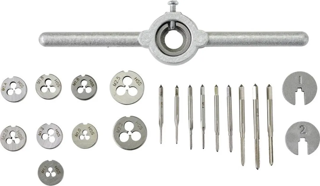 TOOLCRAFT TO-7106694 Tapborenset 30-delig - M1 t/m M2.5