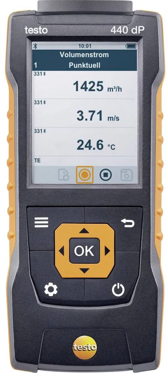 Testo 440 Set2 Delta P Windmeter - inclusief verschildruksensor