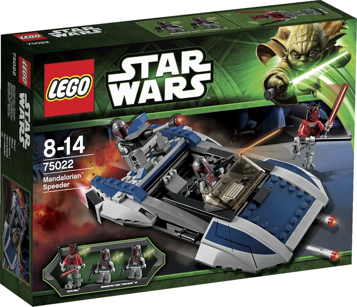 LEGO Star Wars Mandalorian Speeder 75022 - 211 Stukken