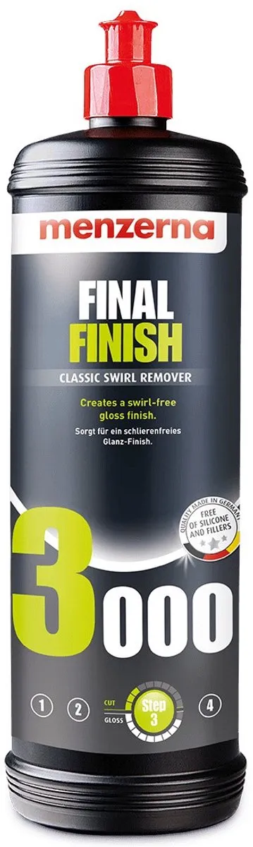 Menzerna Final Finish 3000 Polijstpasta 1000ml - Meerkleurig