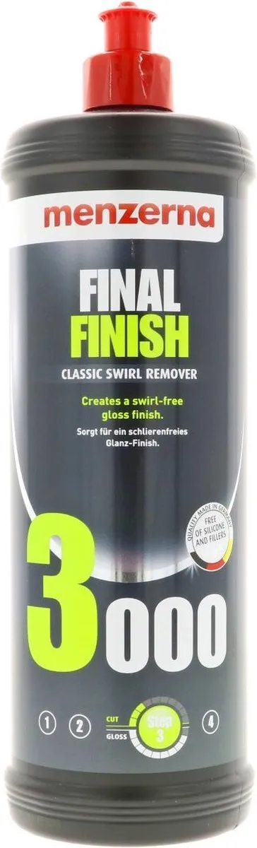 Menzerna Final Finish 3000 Polijstpasta 1000ml - Meerkleurig