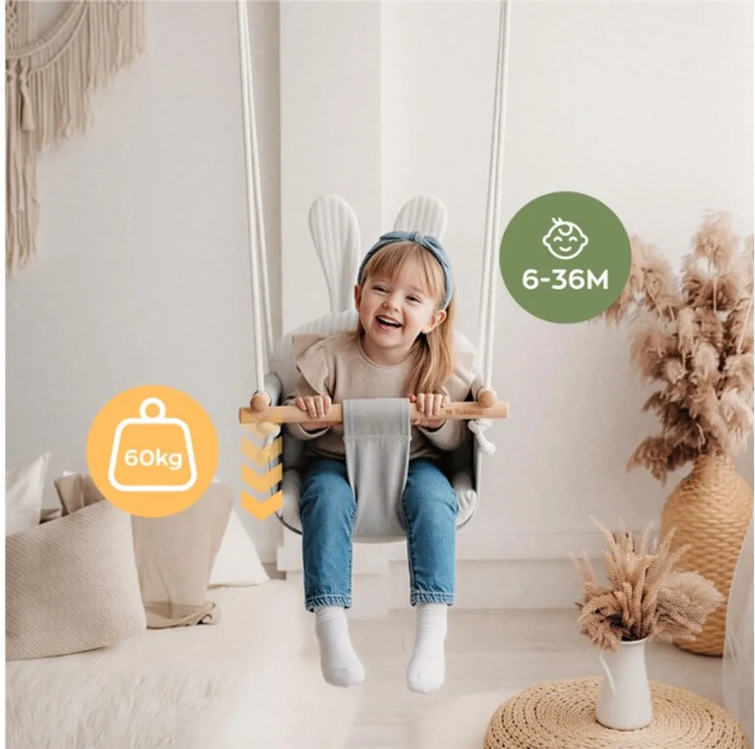 Tulano Hop 33 Babyschommel - Lichtgrijs