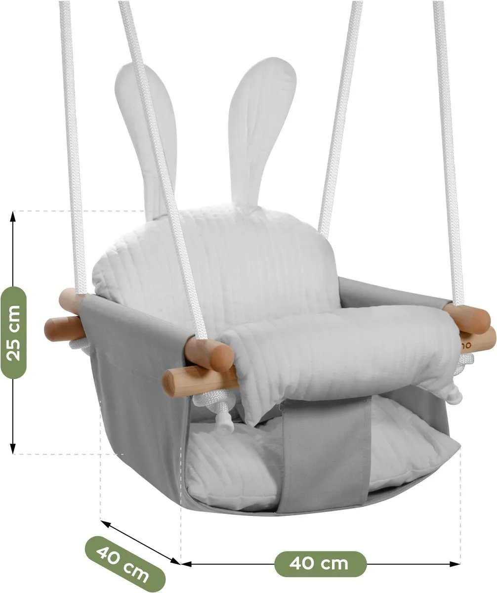 Tulano Hop 33 Babyschommel - Lichtgrijs