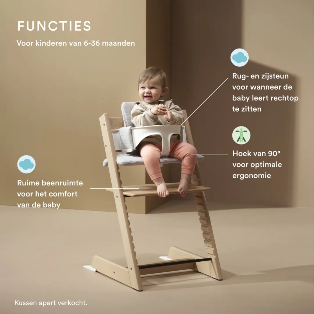 Stokke Tripp Trapp Kinderstoel Babyset Fjord Blue