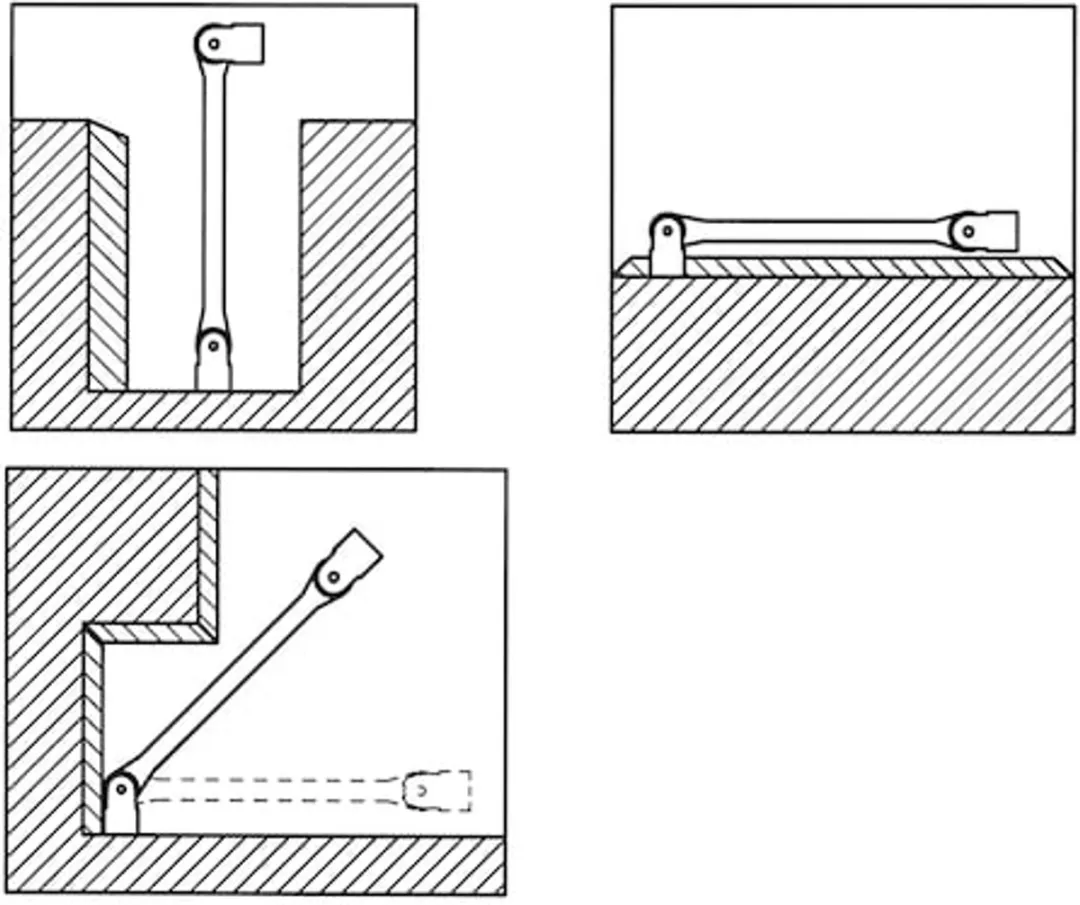 Würth Kniegewrichtsleutel POWERDRIV 13x13mm