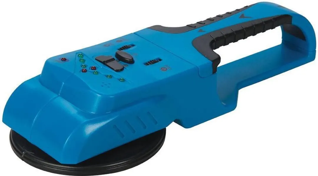 Silverline 3-in-1 Steunbalk Metaal & Stroomdraad Detector 9V - Blauw - afbeelding 6 van 6