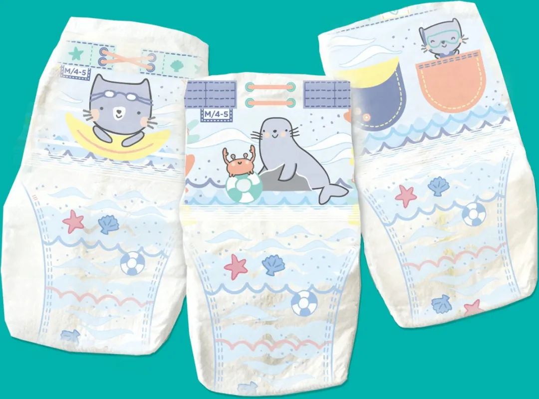 Pampers Splashers Maat 4-5 Zwemluiers - 33 Stuks - afbeelding 6 van 6