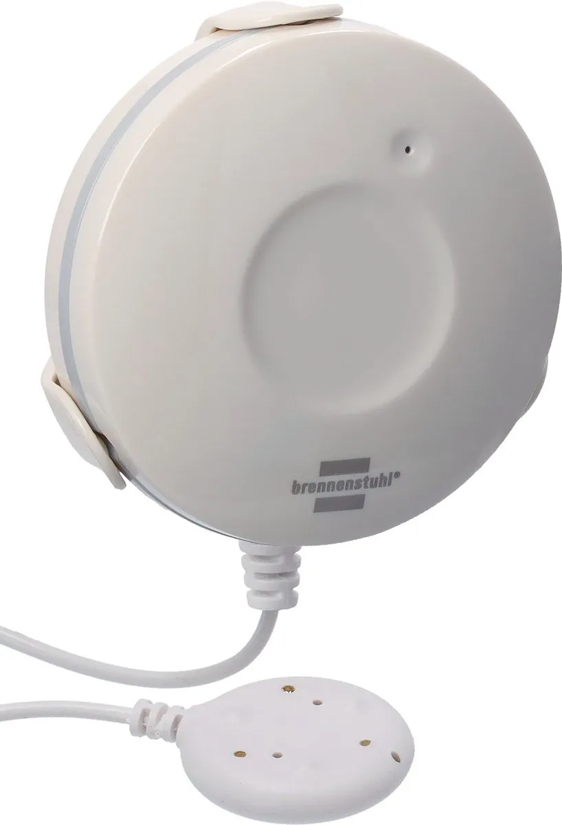 Brennenstuhl Connect Zigbee watermelder WM CZ 01 (waarschuwt voor waterschade, pushmelding, slimme watersensor voor badkamer/keuken/kelder, Smart Home)