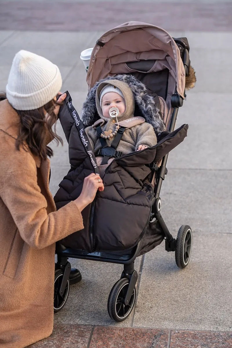 Lionelo Frode Kinderwagen Slaapzak - Zwart - Waterdicht
