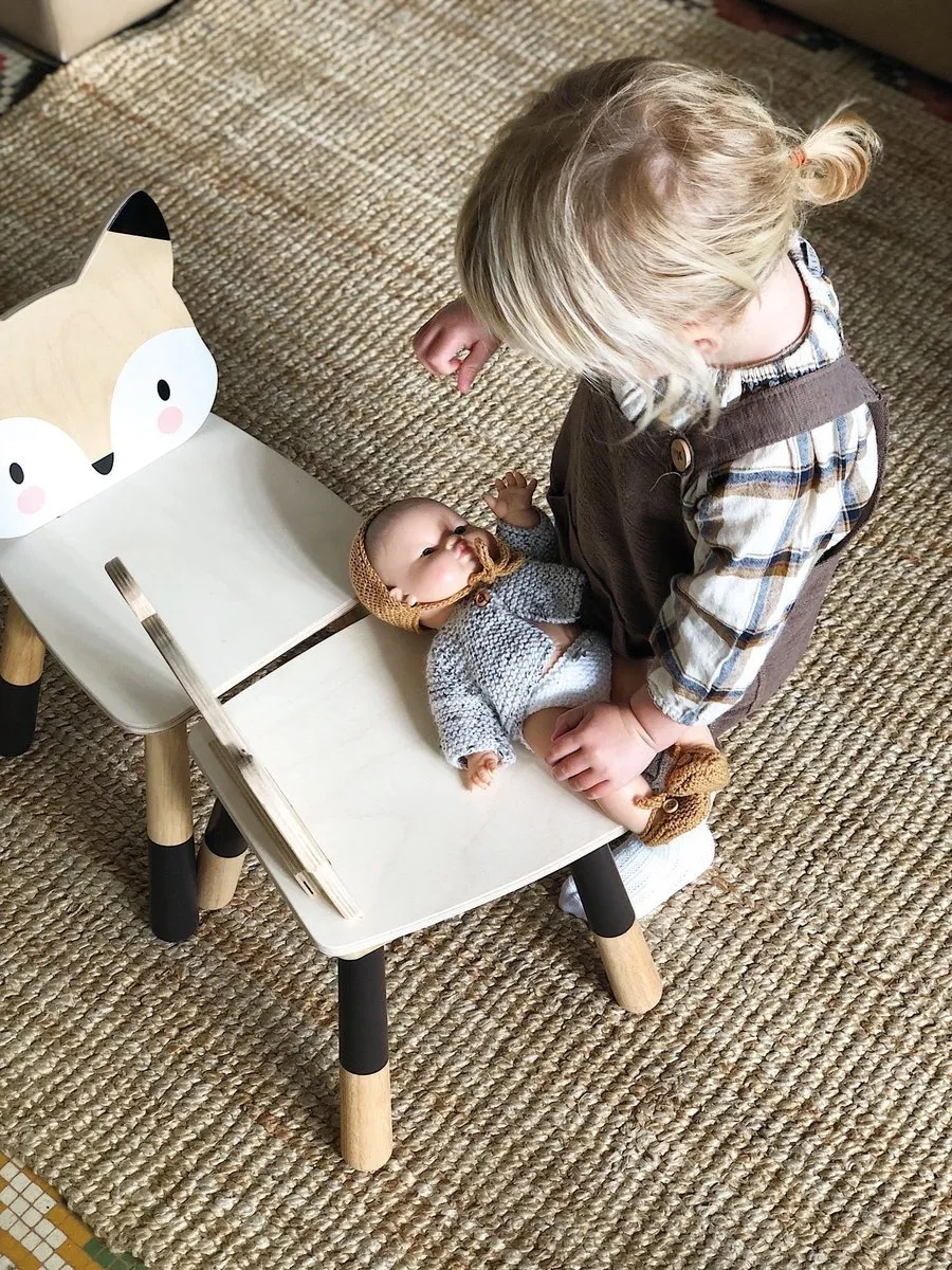 Tender Leaf Toys Houten Kinderstoel Vos