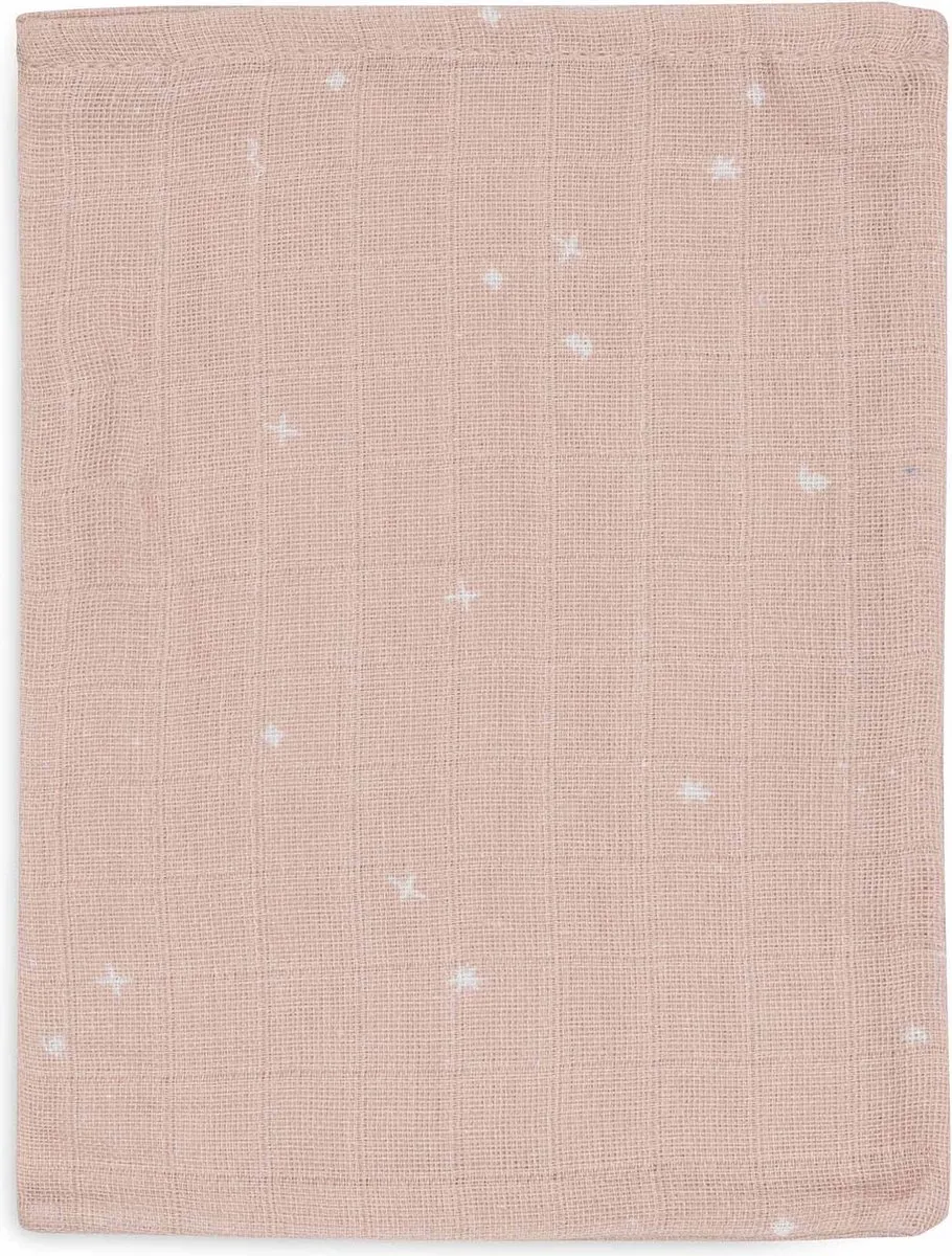 Jollein Baby Hydrofiel Washandje Twinkling Wild Rose - 3 Stuks