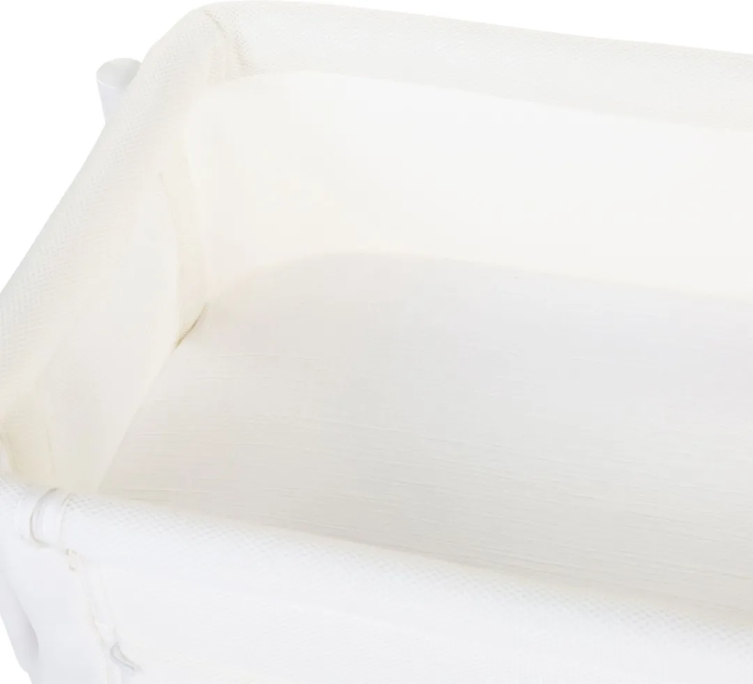 Childhome Evolux Co sleeper - 2 in 1 Wiegje - Naturel/Wit - 0 tot 6m - 97x64x85 cm