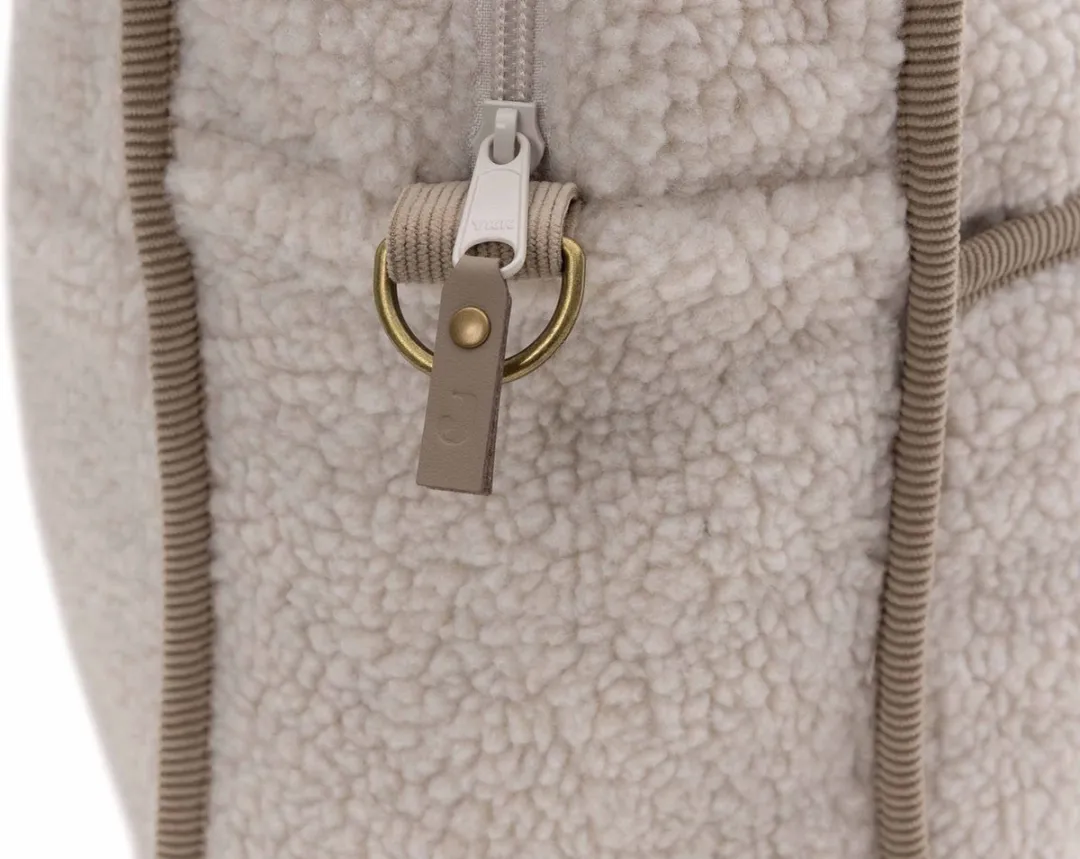 Jollein Mombag Teddy Noé Luiertas - Natural - Inclusief Verschoonmatje
