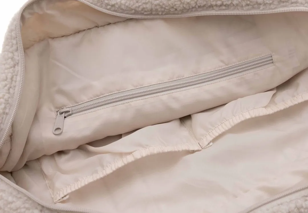 Jollein Mombag Teddy Noé Luiertas - Natural - Inclusief Verschoonmatje
