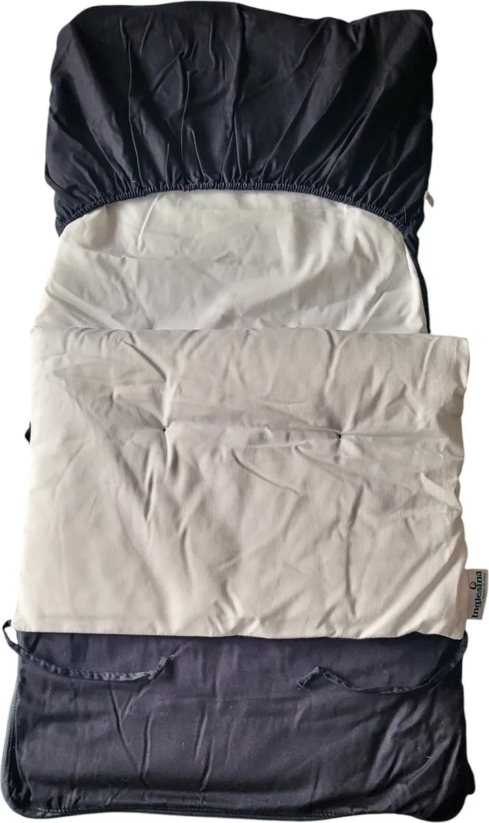 Voetenzak Inglesina Zwart & Wit