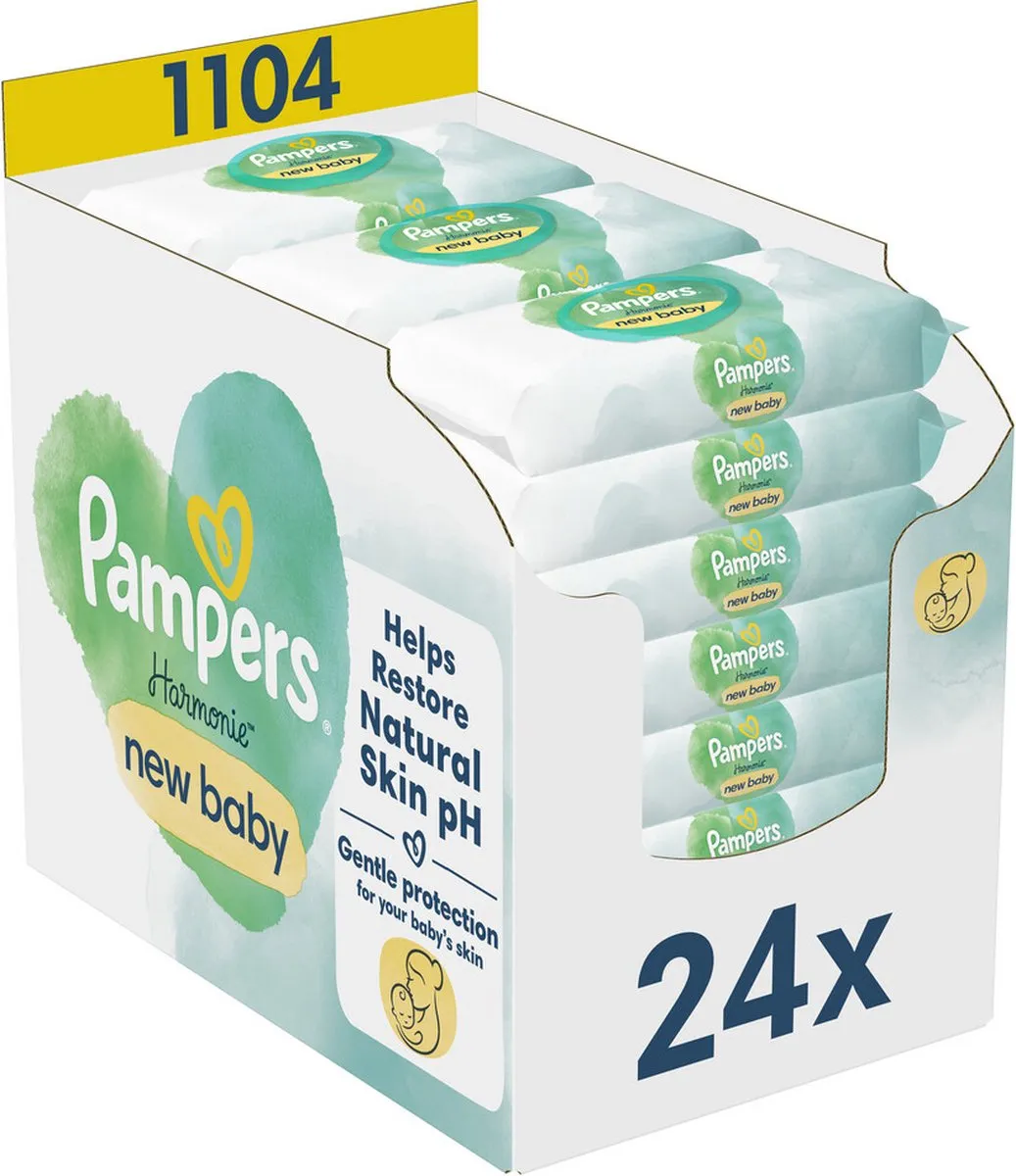 Pampers Harmonie New Baby Doekjes - 24x46
