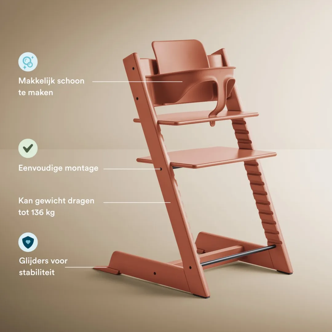 Stokke Tripp Trapp Kinderstoel - Babyset 2 Terracotta