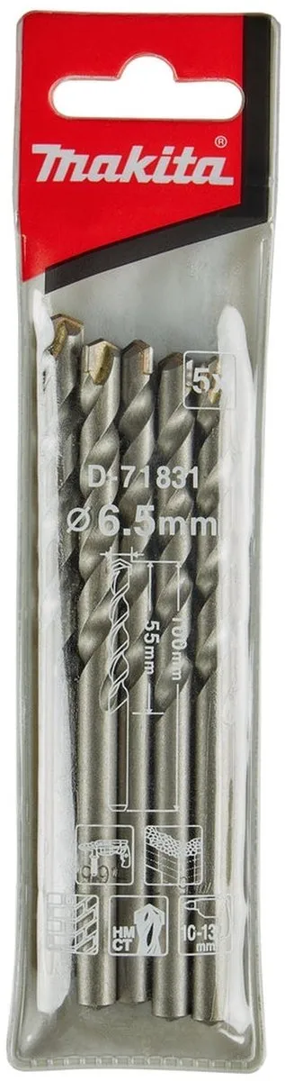 Makita D-71831 Steenboor 6,5x100mm