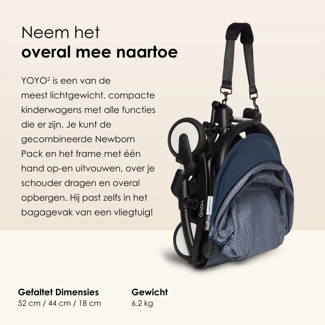 Stokke Babyzen YOYO2 Kinderwagen - Air France Blauw 6+ Pakket