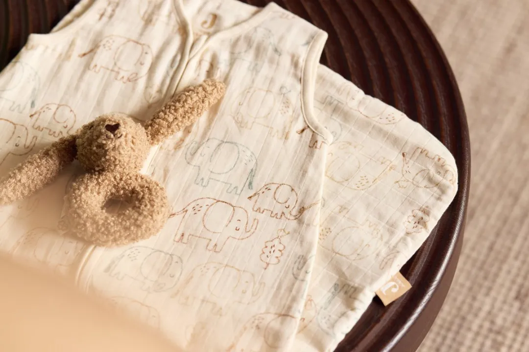 Jollein Slaapzak Baby Mouwloos 70cm Elephant Tales