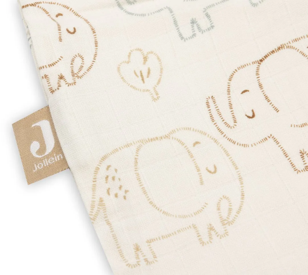 Jollein Slaapzak Baby Mouwloos 70cm Elephant Tales