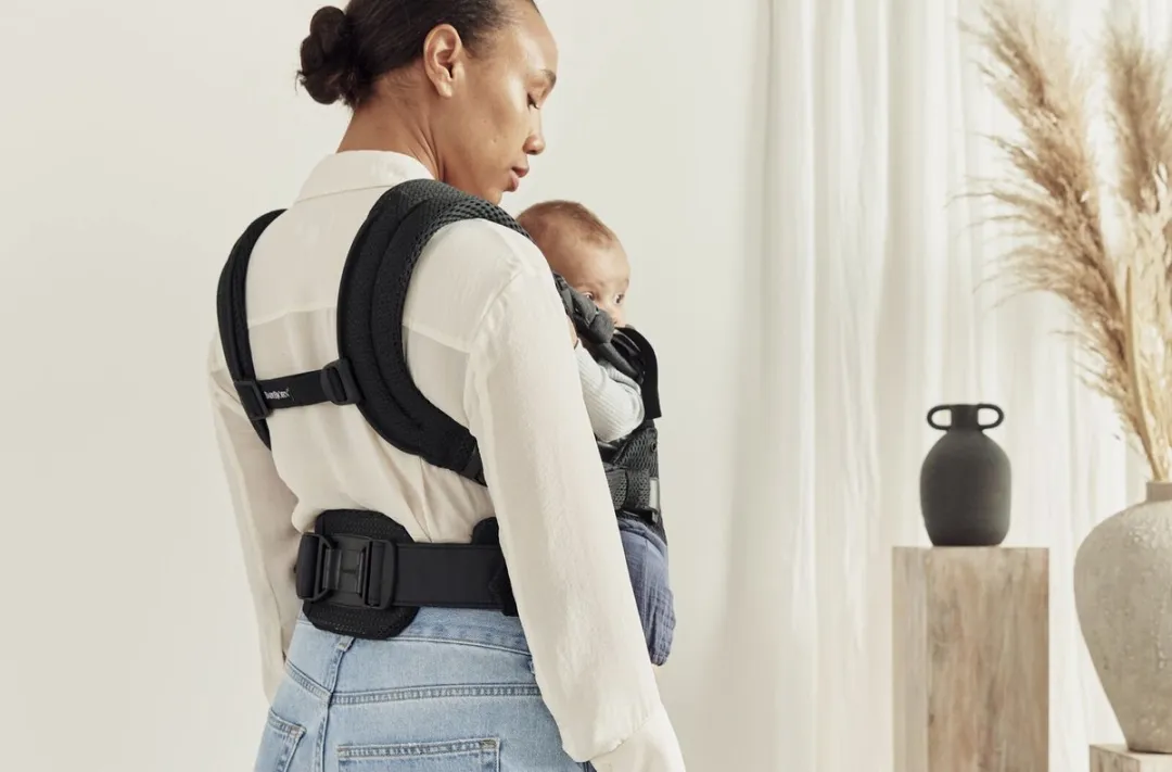 BabyBjörn Harmony 3D Mesh Draagzak - Zwart