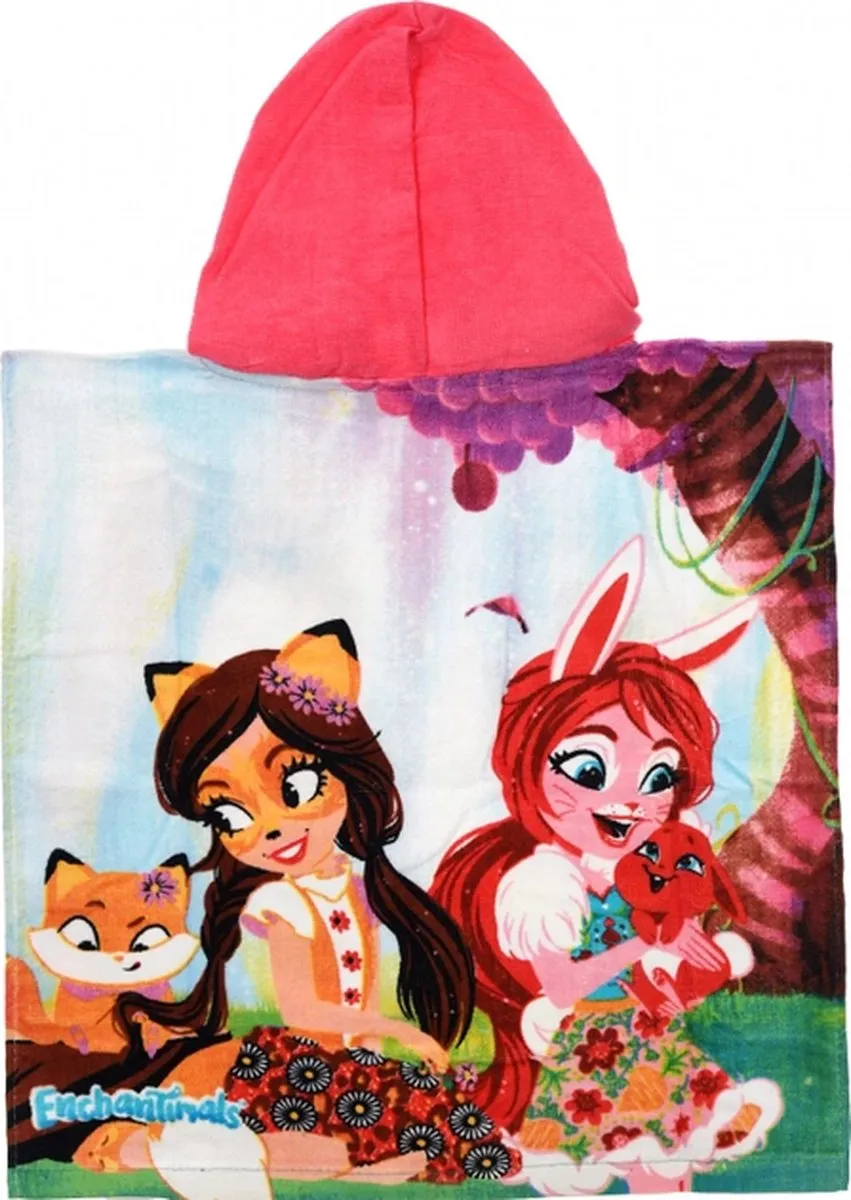 Mattel Disney Enchantimals Badponcho - Roze/Blauw