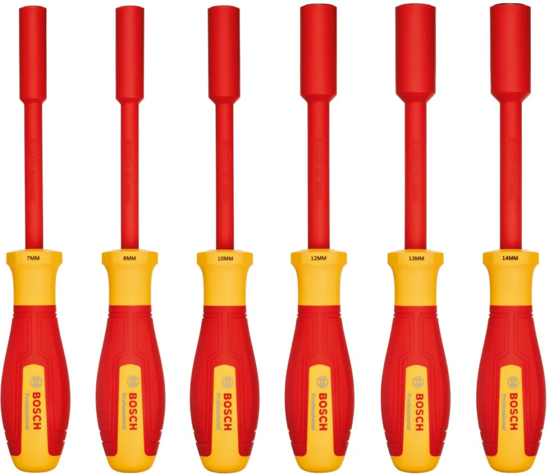 Bosch Professional VDE Dopsleutelset 6-delig - 7-14mm