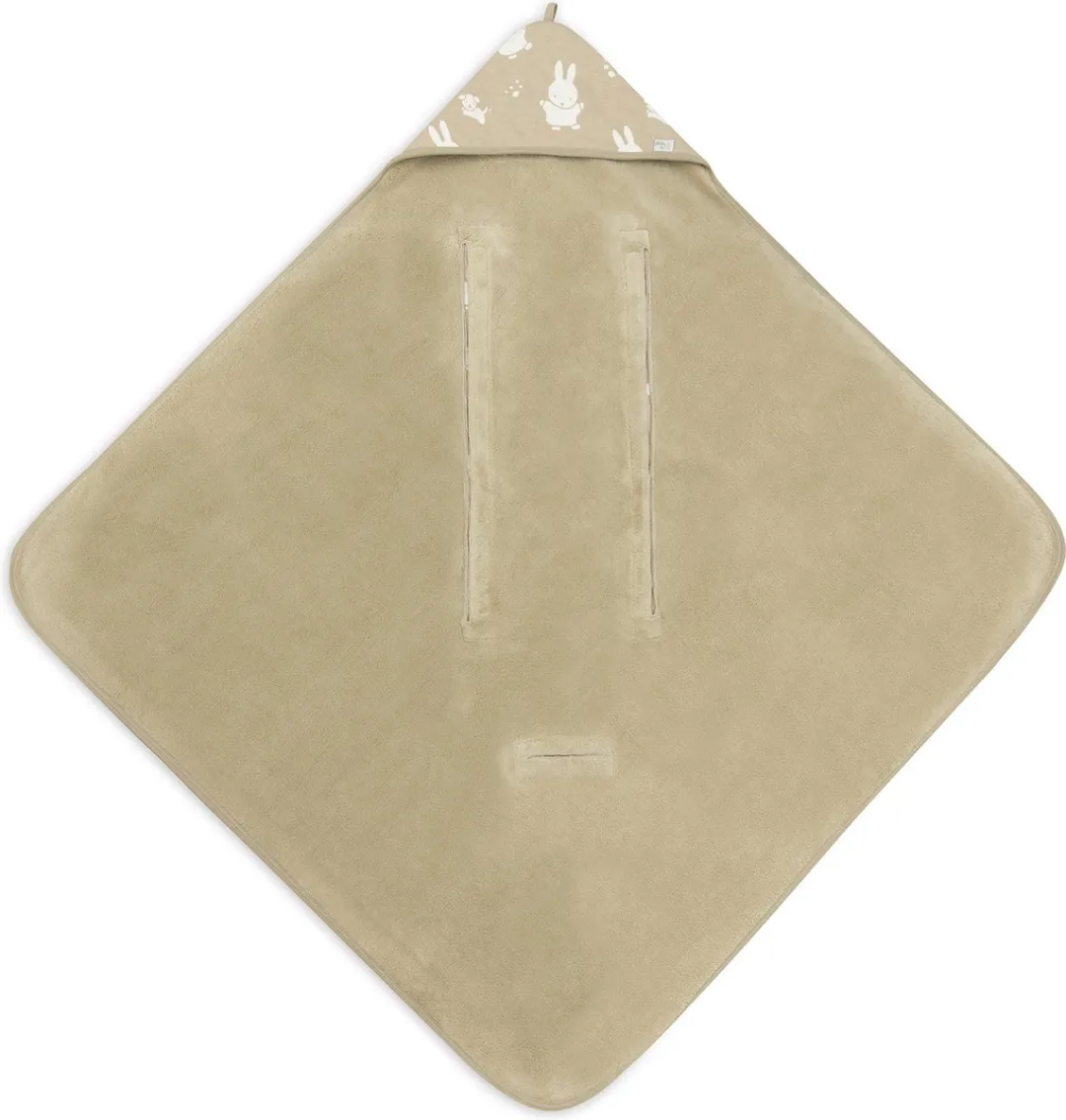 Jollein Wikkeldeken Miffy&Snuffy Olive Green - 80x80cm