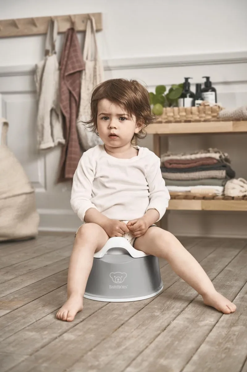 BabyBjörn Plaspotje Pienter - Grijs/Wit