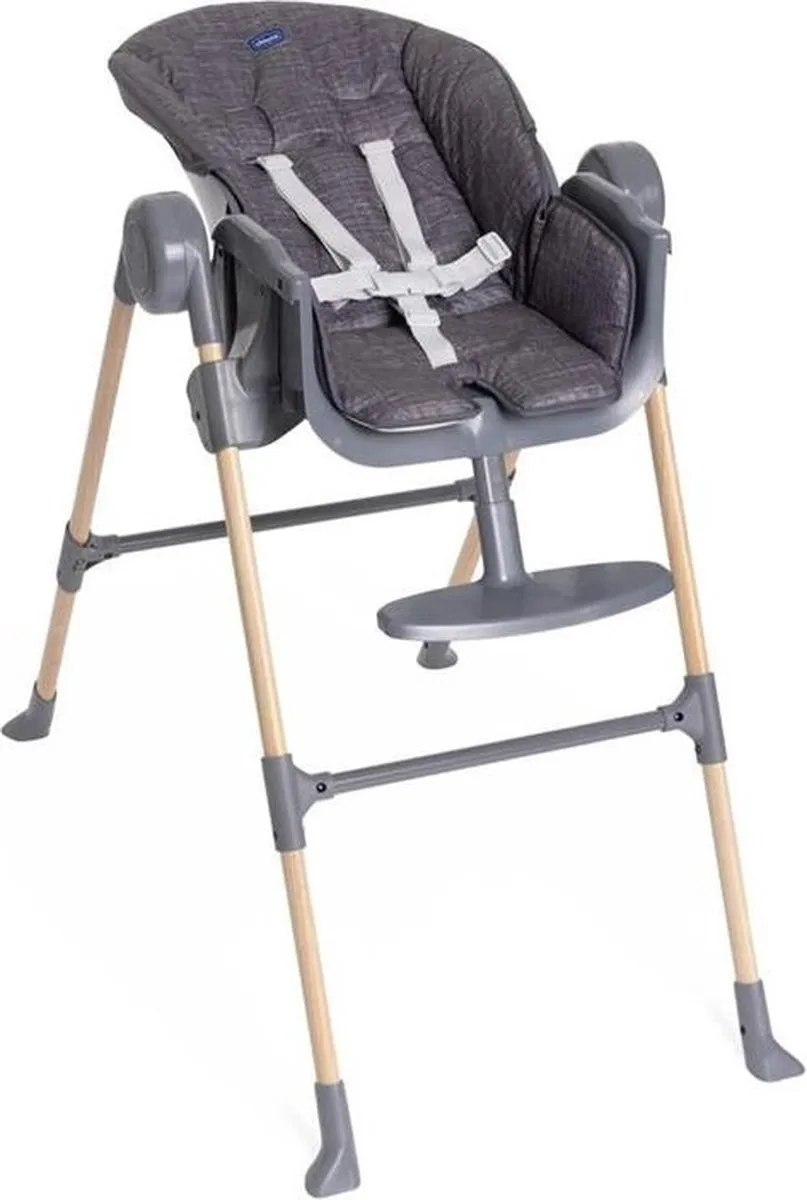 Chicco Polly Essential Kinderstoel - Antraciet/Naturel