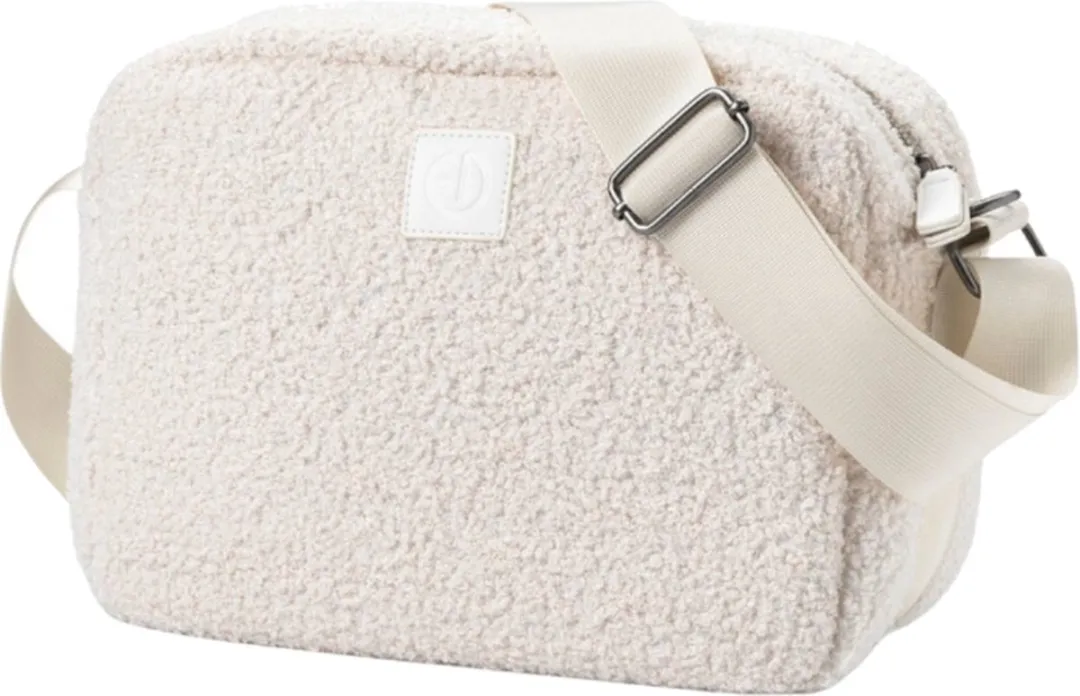 Elodie Crossbody Bag White Bouclé