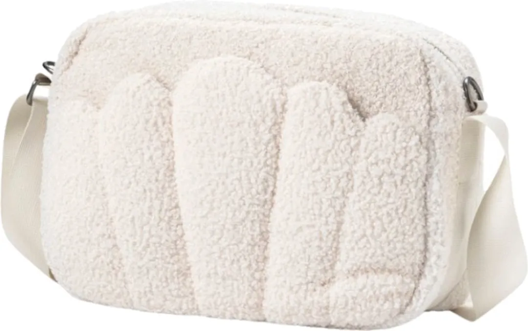 Elodie Crossbody Bag White Bouclé