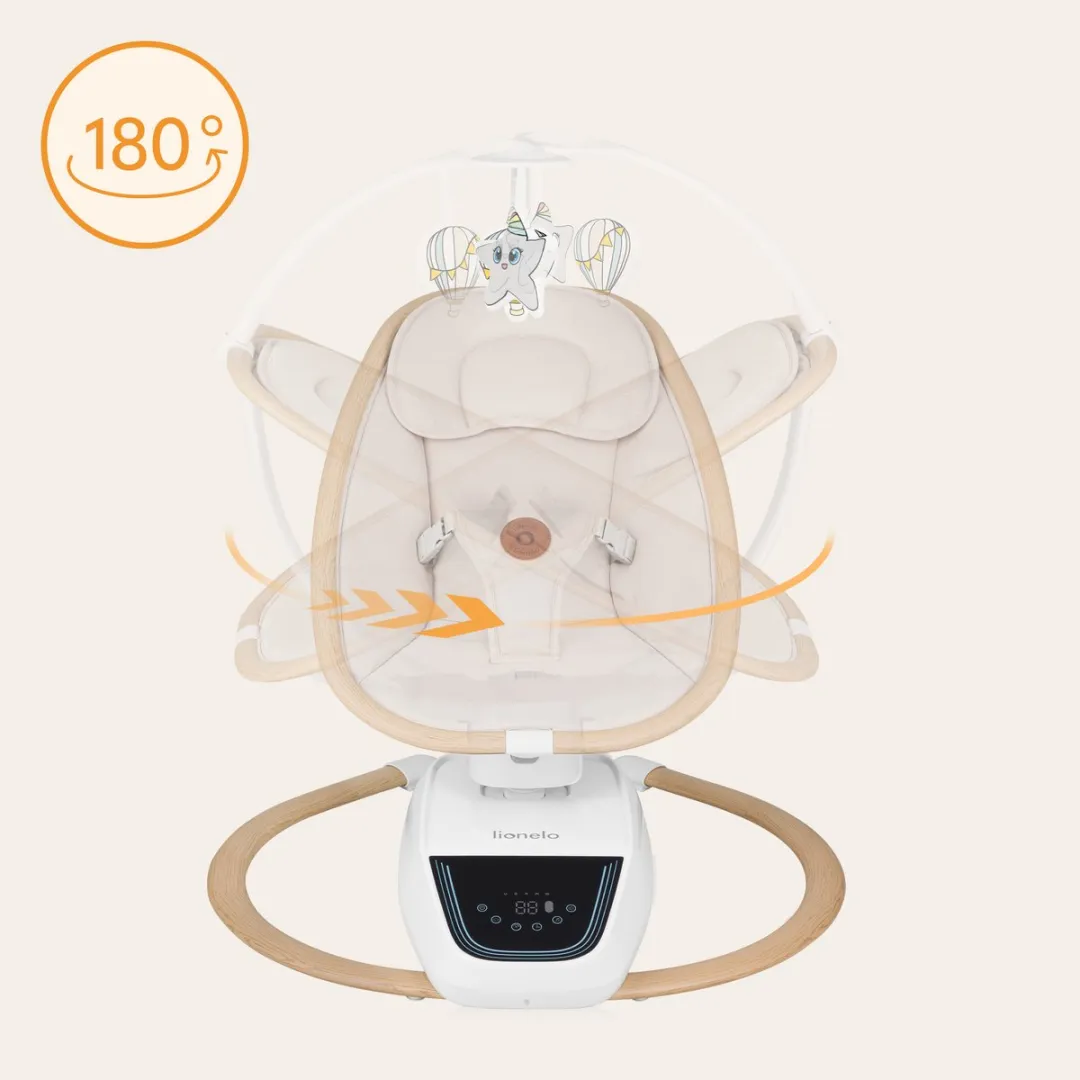 Lionelo Olivia Wipstoel - 13 Melodieën - 9 kg - Beige