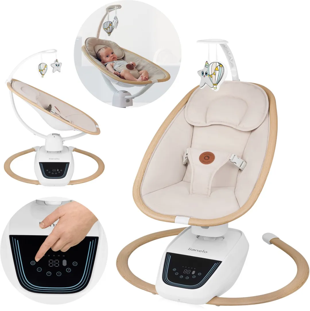 Lionelo Olivia Wipstoel - 13 Melodieën - 9 kg - Beige