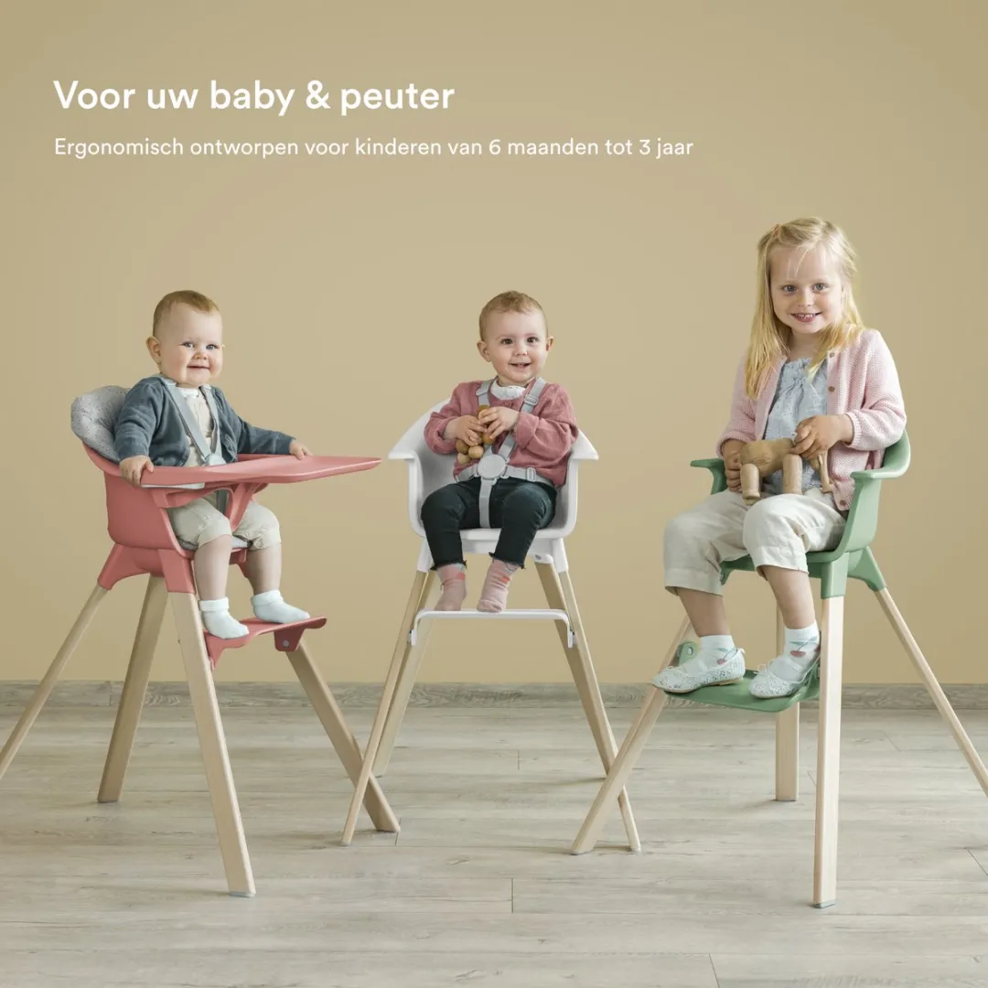 Stokke Clikk Kinderstoel Green - Alles-in-één