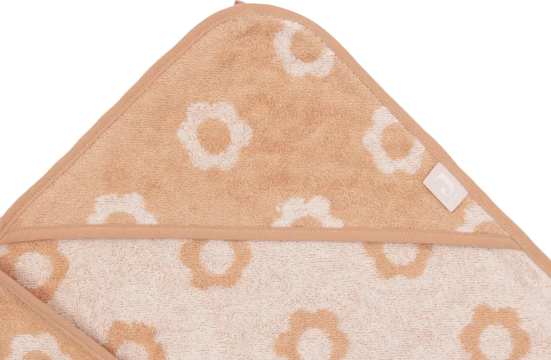 Jollein Badcape Baby Jersey Flower 75x75cm
