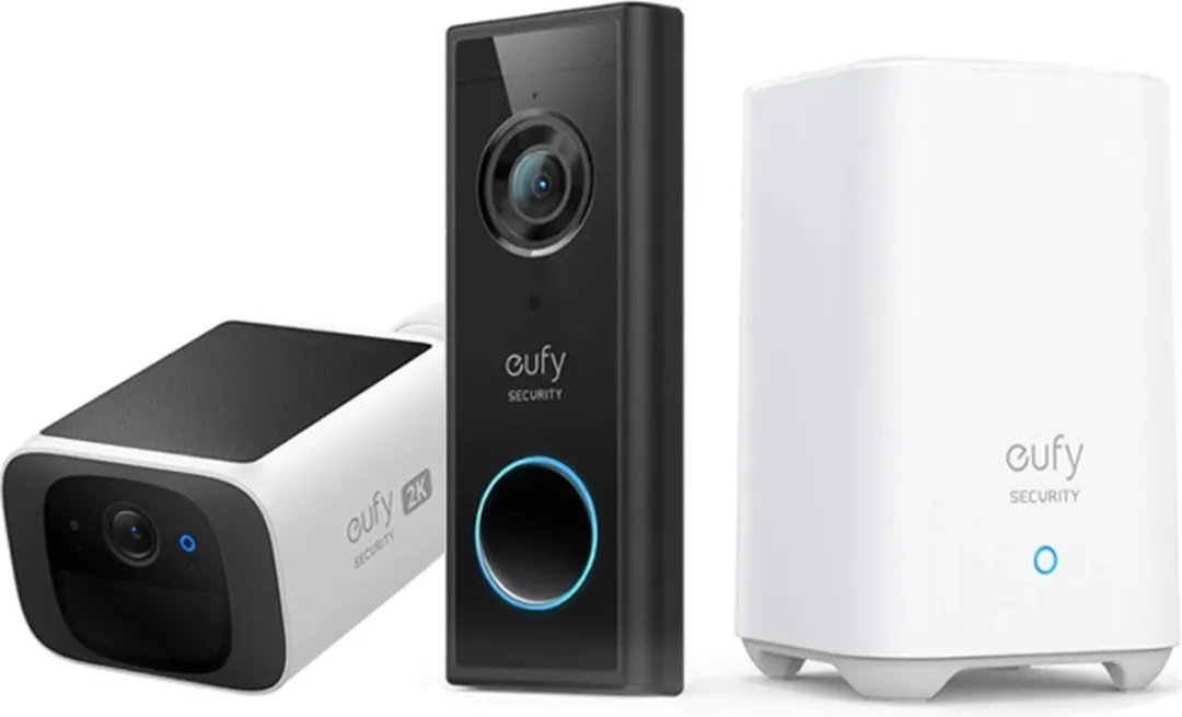 Eufy Security Wireless Video Doorbell 2K + S220 SoloCam