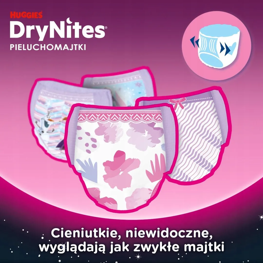 Huggies DryNites Pyjamabroekjes Meisjes 36 Stuks
