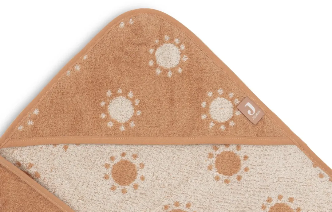 Jollein Badcape Baby Jersey 75x75cm Jacquard Sun