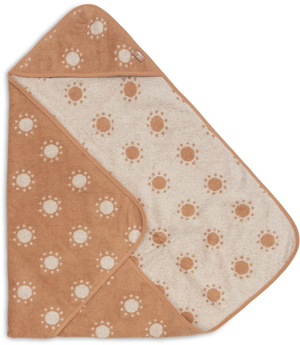 Jollein Badcape Baby Jersey 75x75cm Jacquard Sun
