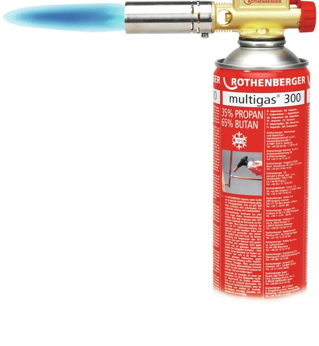 Rothenberger EASY FIRE Multigas 300 Set 7/16"