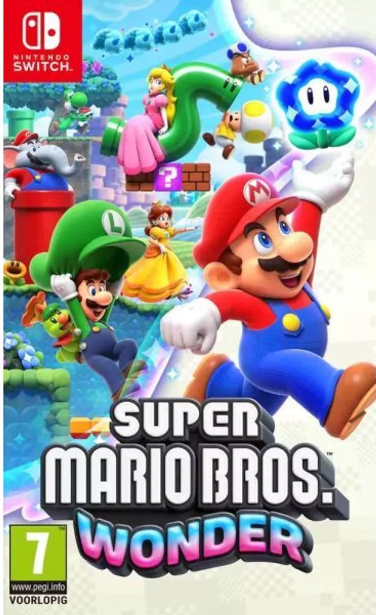 Nintendo Super Mario Bros. Wonder - Engelstalige Hoes