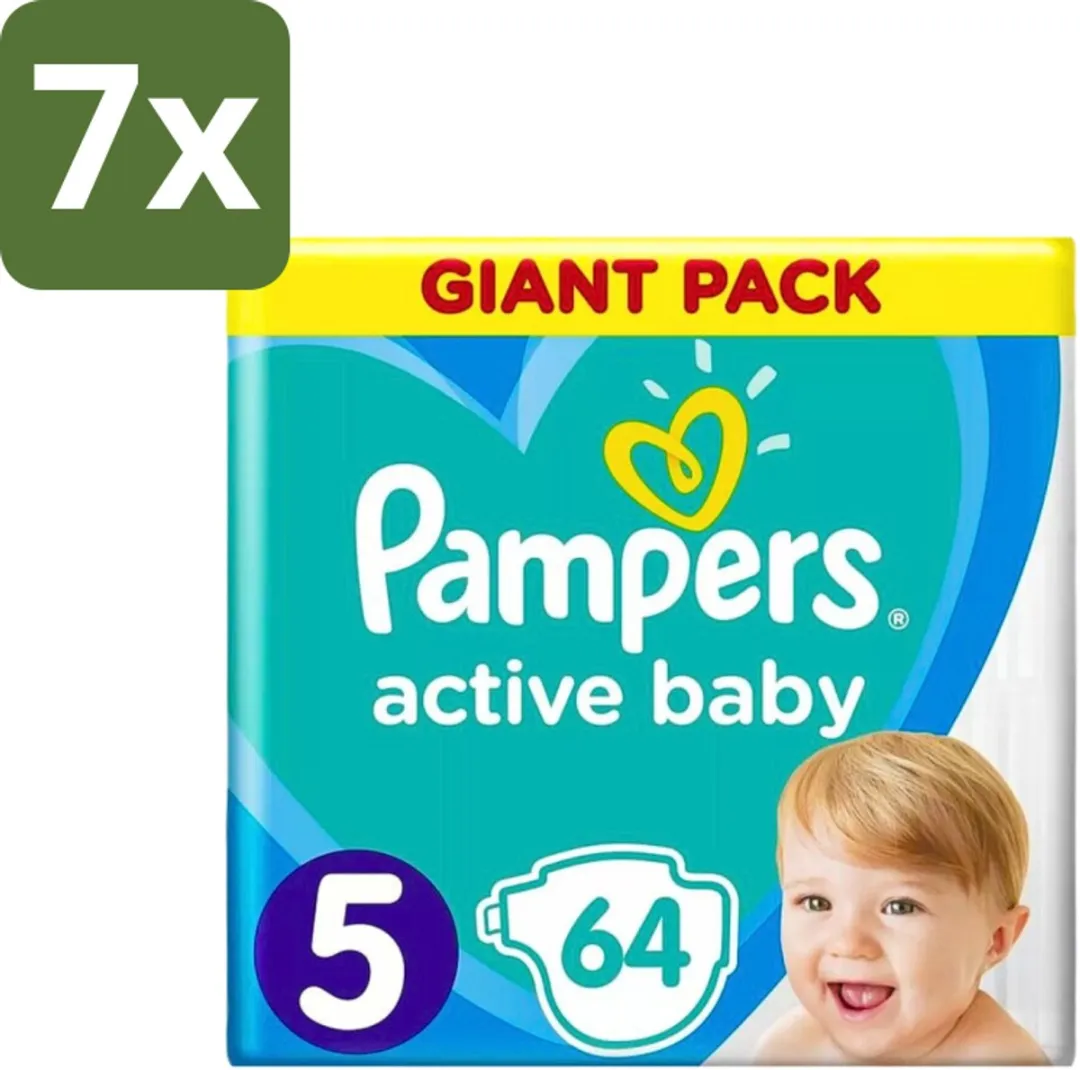 Pampers Active Baby Luiers Maat 5 448 Stuks