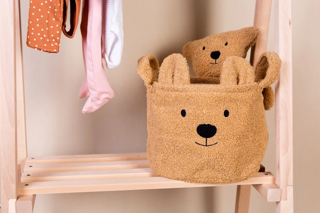 Childhome Teddy Opbergmand 40x40cm - Bruin