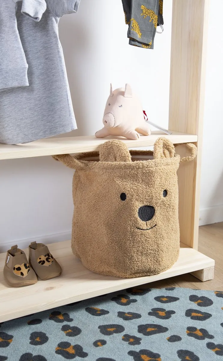 Childhome Teddy Opbergmand 40x40cm - Bruin